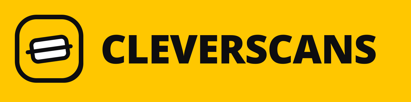 CleverScans logo with name